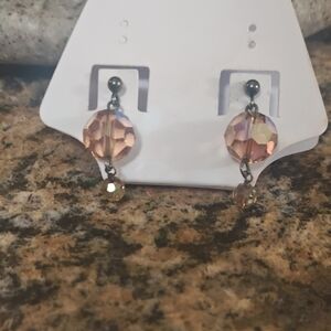 Elegant Crystal Drop Earrings